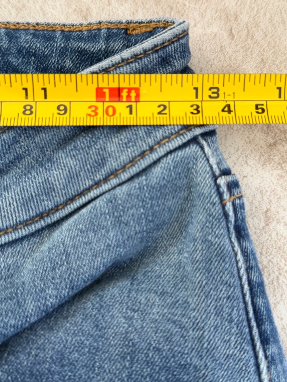HUDSON BACARA CROP STRAIGHT CUFFED Jeans Denim WOMENS Blue Falls Slim Size 25 - Picture 4 of 8